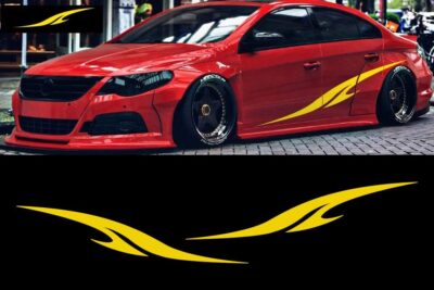 calcos laterales para autos tuning