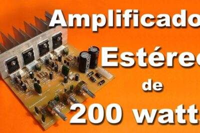 como hacer un amplificador para auto de 200w