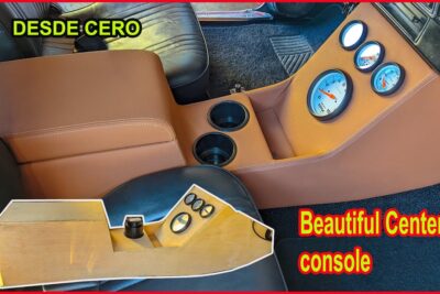 como hacer una consola central para un auto