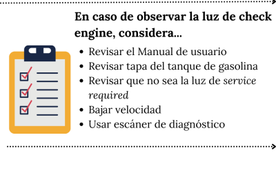 descubre las causas mas comunes que hacen encender la luz de control de motor check engine