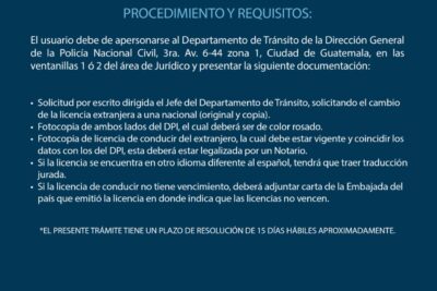 homologacion de licencias de conducir extranjera