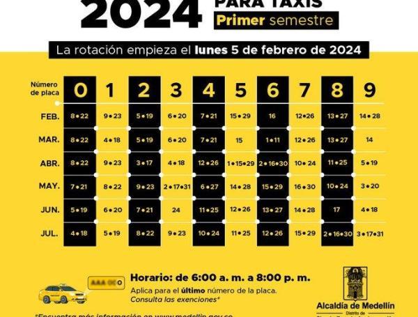 Pico y placa Medellín: Conoce las fechas y restricciones para mayo 2024 1 pico y placa medellin conoce las fechas y restricciones para mayo 2024